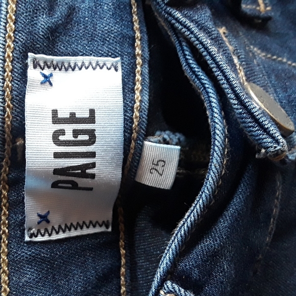 Paige size 25 Howard Skyline Skinny Jeans medium wash - Picture 2 of 5